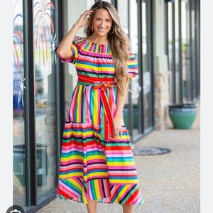 Crosby by Molly Burch   NWT striped dress! Size M